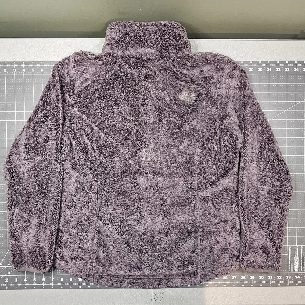 The North Face Jacket Womens Large Osito Gray Fleece Preppy Outdoor Skiing Y2K - Picture 8 of 12
